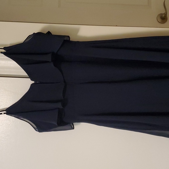 Birdy Grey navy blue bridesmaid dress- L - Picture 8 of 10